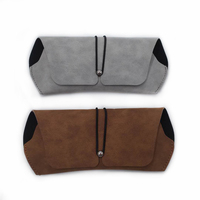 Boîte de rangement pour lentilles de lunettes de soleil de haute qualité verrouillant le sac d'affichage en polyuréthane