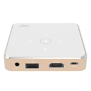Aome-miniproyector portátil DLP p30, 1080p, para cine en casa, TV, led, vídeo, altavoz con batería, entrada Micro USB, OEM de fábrica