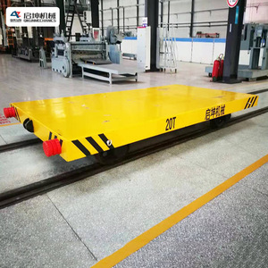 Chariot électrique à plateau Qikun 20 tonnes 380 V Véhicule de transport sur rail RGV usage intensif pour usine - Product Image 3