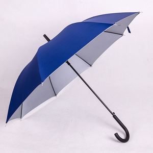 Multi Color <b>Silver</b> Adhesive Striking <b>Cloth</b> Material Classic Straight Solid Durable Manual Business Gift Umbrella - Product Image 1