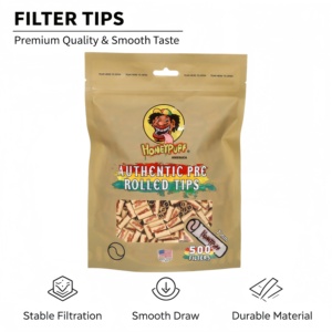 HP Honeypuff Classic – Embouts filtrants roulés 7 mm, paquet de 500, cônes en papier jetables pour cigarettes, pour une fumée douce, avec rangement pour grinder - Product Image 1
