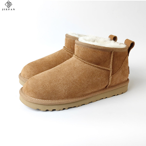 Bottes d'hiver et de printemps pour femmes, doublées de peau de <span class=keywords><strong>mouton</strong></span> et de laine mérinos australienne véritable, confortables, antidérapantes, respirantes - Product Image 1
