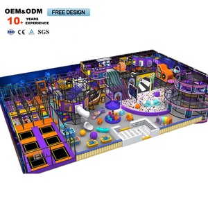 800 1000 1200 Sqm Featuring Slides Mazes and Soft Play Areas Indoor Playground Equipment for Kids <b>Trampoline</b> Park - Product Image 3