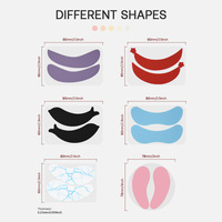 Masque pour les yeux en silicone OEM, hypoallergénique, réutilisable, sans colle, anti-poches, anti-rides