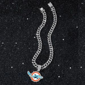 Nuevo Collar con Colgante de Delfín Personalizado Estilo Hiphop, Diseño de Dibujos Animados, Cadena para Hombre, Joyería de Moda al por Mayor - Product Image 2