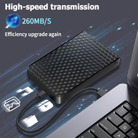 Disque dur externe mobile 2,5 pouces 1 To 2 To 4 To 8 To 16 To pour PC, Mac, ordinateur portable, PS4, PS5, Xbox