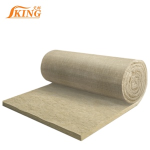 Rollo de Lana Mineral de Alta Densidad Repelente al Agua ISOKING, Precio de Fábrica, para Aislamiento de Cavidades en Paredes y Techos - Product Image 1