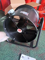 Ventilateur industriel mobile électrique CTF4-2 400mm 220V 380V 415V pour espaces confinés, ventilateur axial à poussée manuelle