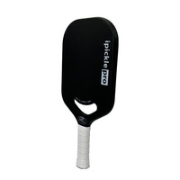 Raquette de pickleball intégrée en fibre de carbone MMF 3K, épaisseur 16 mm, sans cadre, 220 g, longueur 41,6 cm, 40 trous