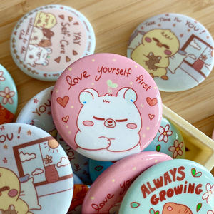 Insigne de bouton en fer blanc lenticulaire personnalisé avec nom, épingle en métal, logo, impression offset, cadeaux d'affaires, artisanat textile et tissu, vente en gros - Product Image 6