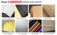 Caja de Regalo Plegable Plana de Cartón Kraft con Logotipo Personalizado Impreso a Color, Caja de Cartón Corrugado de Lujo para Envíos