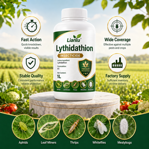 Lianlu Lythidathion Fosthiazate 95% TC 10% GR <span class=keywords><strong>Fungicida</strong></span> Nemático Organofosfato Líquido para el Control de Plagas del Suelo - Product Image 6