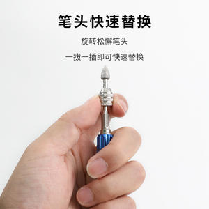 Outil de nettoyage domestique à tête de meulage détachable pour l'élimination des joints, sans abîmer les carreaux, idéal pour éliminer les bords noirs - Product Image 5