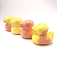 Bombes de bain bio en forme de canard, mignonnes et en forme d'animal, avec 100% d'huiles essentielles, soin de la peau, marque privée OEM/ODM