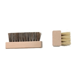 Dụng Cụ Làm Sạch Giày 100% Lông Ngựa Bằng Gỗ Tự Nhiên Bàn Chải Đánh Giày Đánh Bóng Giày Bằng Gỗ Mềm Bằng Nhựa PP BH02A - Product Image 6