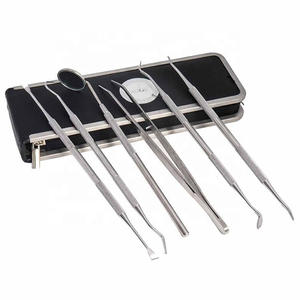Kit de espelho dental para dentes, espelho de boca para laboratório dentista, ferramenta de escolha, raspador de dentes, conjunto de ferramentas para dentistas - Product Image 1