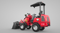 LGCM H180 Mini chargeuse sur pneus hydrostatique avec capacité de levage 800kg Moteur Kubota Moteur Perkins avec EU Stage V & EPA Tier 4