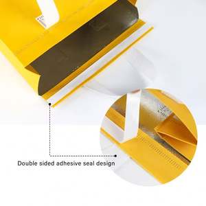 Insulated Cooler <b>Bag</b> Non Woven PP Material Coffee Pizza Takeaway Tote with Handle Thermal and Waterproof Reusable Stock - Product Image 5