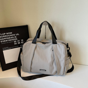 Sac de voyage extensible léger et personnalisable avec logo, couleur unie, pour week-end, sac à chaussures, pour hommes et femmes - Grande Vente - Product Image 3