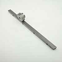 Norme européenne M1 M2 M3 M4 M5 M6 pignons et crémaillères hélicoïdaux en acier usiné CNC personnalisé M1.25