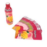 Étiquettes thermorétractables personnalisées avec logo imprimé pour bouteilles de boissons et d'eau (500 ml, 1000 ml)