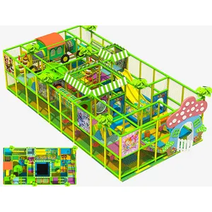 Забавное оборудование для комнатных игровых площадок в джунглях, игрушки для детей, оборудование для мягких игр