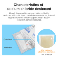 Absorb King Super Dry Déshydratant Absorbant d'humidité CaCl2 10g Qualité industrielle Pureté 99,8%