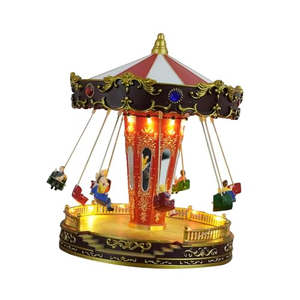 Achat en gros : Boîte à musique de Noël Melody Brand avec fonctions LED rotatives, pour usage intérieur, décorations de Noël pour affichage festif - Product Image 4