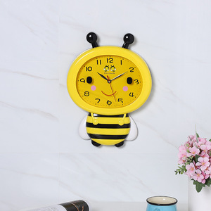 Cute Children <strong>Bee</strong> Shaped Wall <strong>Clock</strong> - Product Image 2