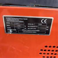Excavator Jepang Asli U40-5, Excavator Crawler 4 Ton dengan Bucket 0,14 m³ Dijual