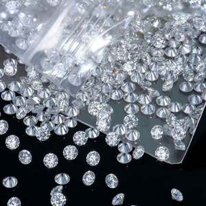 DS Gems 1ct 1.0mm Loose Small Size D White Moissanite Diamond - Product Image 3