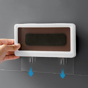 Oferta especial: Estante de pared impermeable para baño, con caja de almacenamiento antivaho para teléfono celular inteligente - Product Image 4