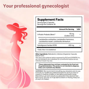 女性の栄養性貧血改善のためのカスタムフレーバー付きベース/OEM天然プロバイオティクス、100億CFUハードゼラチンカプセル - Product Image 2