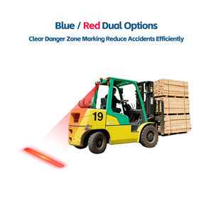 ไฟเตือน <span class=keywords><strong>LED</strong></span> สองสี แดง-น้ำเงิน แบบเสริม 10W สำหรับรถยก ไฟส่องเส้นสำหรับเตือนภัยรอบด้าน - Product Image 3