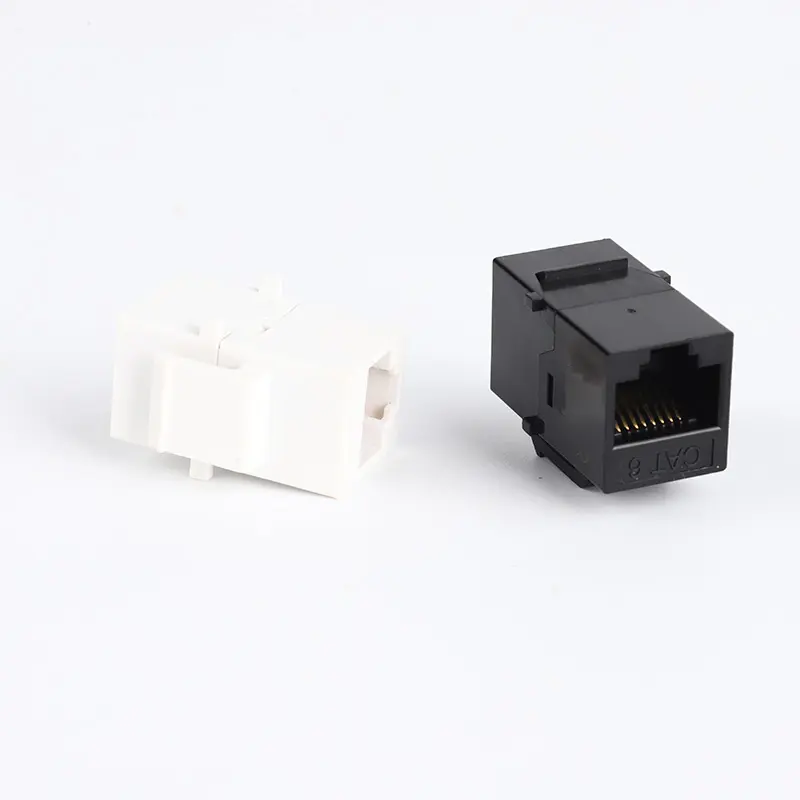 Rj45 cat5e cat6 cat6a cat7 UTP network keystone jack per cavo lan keystone jack rj45 accoppiatore in linea