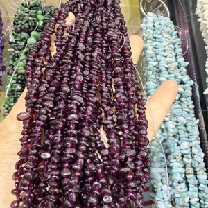 Pietre Cristalline Naturali Lucidate all'Ingrosso con Fori per Braccialetti Fai-da-Te, Gioielli e Decorazioni per la Casa - Product Image 5