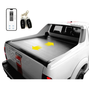Cubierta de Tonneau retráctil eléctrica impermeable de aleación de aluminio, tapa de persiana enrollable, camión para Chevrolet Dodge FORD Foton <span class=keywords><strong>Hummer</strong></span> - Product Image 2
