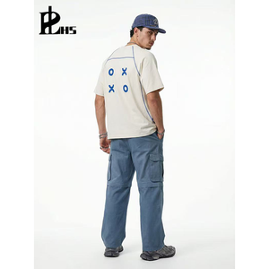 Camiseta Personalizada con Estampado en Serigrafía, de Algodón con Costuras Invertidas, Corte Cuadrado, Estilo Francés, para Hombre - Product Image 6