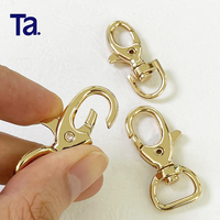 TANAI – Accessoire de lanière 9/13/16/25 mm, mousqueton pivotant, fermoir mousqueton, crochet à pression, quincaillerie métallique pour sac, pour bricolage et ornements de porte-clés