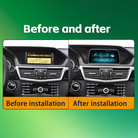 Pantalla de Radio para Automóvil Android de 7 Pulgadas para Mercedes Clase E W212, Montaje en el Tablero con Cámara Trasera, CarPlay, Pantalla Táctil IPS, GPS, WiFi, Multimedia