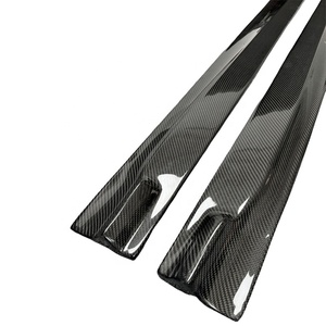 Kit de faldones laterales de fibra de carbono estilo 3D para SUV F16 2014-2019 con alerones laterales - Estilo deportivo, fácil instalación - Product Image 5