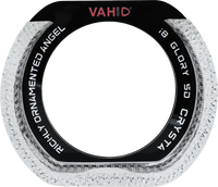 VAHID I8 Nouvelle mode, 3 pouces, matériau PC, certifié CE, étanche IP67, caches de phares LED Angel Eyes Blanc+Jaune DC12-24V