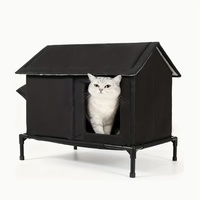 Tente d'extérieur grande et fermée pour chat errant, imperméable, résistante au froid, pour l'hiver, fournitures pour animaux de compagnie