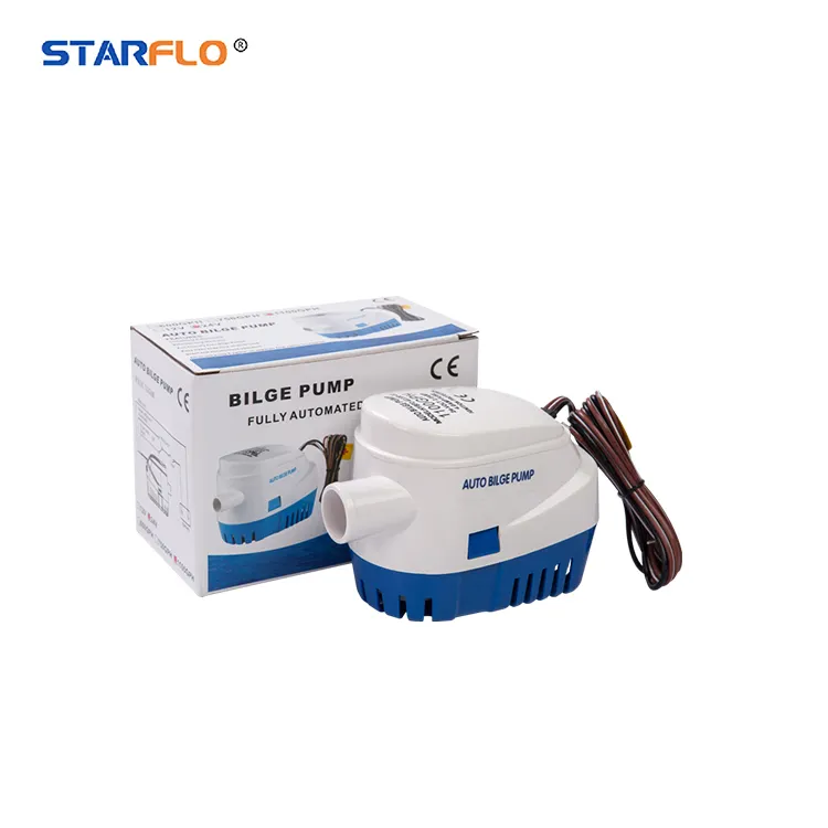 Starflo Thuyền Nhỏ chìm Máy bơm nước 12 Volt điện thuyền Micro tự động 12 V đáy tàu bơm cho biển