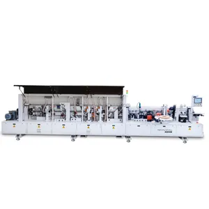 Woodworking multi function automatic pvc edge bander machinery edge banding machine double sided glue speed control