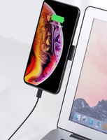 NOUVEAU TYPE Accessoires de téléphone tendance Support magnétique pour téléphone portable avec support d'extension réglable pour ordinateur portable