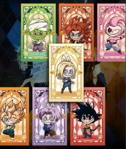 Tarjetas Coleccionables de <span class=keywords><strong>Dragon</strong></span> <span class=keywords><strong>Ball</strong></span> <span class=keywords><strong>Z</strong></span>, Cartas de Juego de Papel de Color con Diseños de Goku y Vegeta, Edición Limitada, Regalos de Anime - Product Image 3