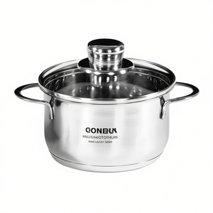 Meat <b>Pot</b> Saturn Stainless Steel With Lid For <b>Soup</b> And Stock <b>Pots</b> - Product Image 2