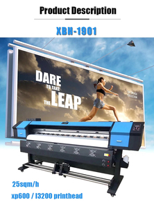 เครื่องพิมพ์ XBH-1901 ขนาด 1.6 ม. 1.8 ม. 3.2 ม. เครื่องพิมพ์อิงค์เจ็ทดิจิตอลขนาดใหญ่สำหรับพิมพ์ไวนิลแบบเฟล็กซ์แบนเนอร์ เครื่องพิมพ์อิงค์เจ็ทแบบ Eco Solvent - Product Image 6