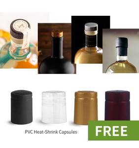 Bán Buôn Biểu Tượng Tùy Chỉnh 750Ml Dày Cơ Sở Cao Đá Tròn Chai Thủy Tinh Nút Chai Kín Thân Thiện Với Môi Cho Whiskey Rum Vodka Gin - Product Image 5